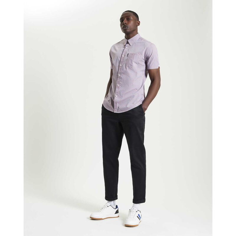 Ben Sherman Signature Gingham Short Sleeve Shirt image number 3